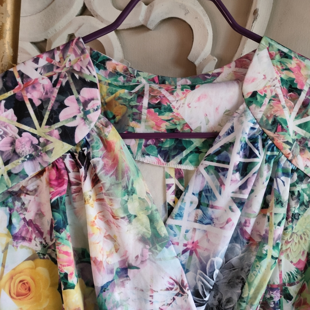 Retro Floral Skater Dress - Picture 7 of 16